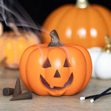 Load image into Gallery viewer, Orange Pumpkin Incense Cone Holder
