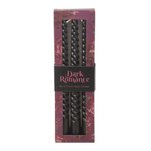 Load image into Gallery viewer, Set of 3 Dark Romance Twist Taper Candles
