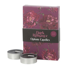 Load image into Gallery viewer, Set of 6 Dark Romance Opium Tealight Candles
