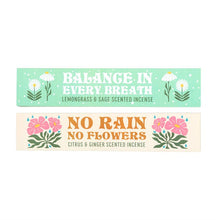 Load image into Gallery viewer, Set of 2 No Rain, No Flowers Incense Stick Packs
