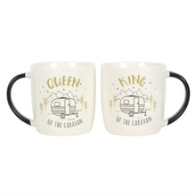 Load image into Gallery viewer, King and Queen Couples Caravan Mug Set

