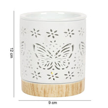 Load image into Gallery viewer, Matte Ceramic Butterfly Oil Burner
