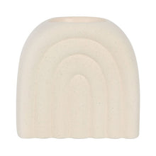 Load image into Gallery viewer, *Cream Speckle Minimalist Arch Ceramic Oil Burner (4/12)
