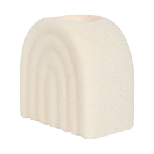 Load image into Gallery viewer, *Cream Speckle Minimalist Arch Ceramic Oil Burner (4/12)
