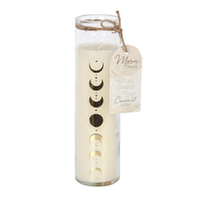 Load image into Gallery viewer, Coconut Moon Phase Candle in Glass Tube
