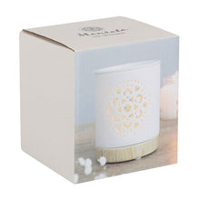 Load image into Gallery viewer, White Mandala Cut Out Oil Burner
