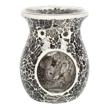 Load image into Gallery viewer, Large Gunmetal Grey Crackle Oil Burner and Wax Warmer
