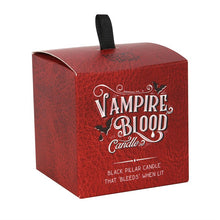 Load image into Gallery viewer, *Small Vampire Blood Wax Pillar Unscented Candle (6/24)
