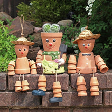 Load image into Gallery viewer, Terracotta Pot Man Planter
