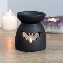 Load image into Gallery viewer, Black Bat Cut Out Oil Burner
