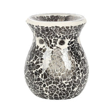 Load image into Gallery viewer, Small Gunmetal Grey Crackle Oil Burner and Wax Warmer

