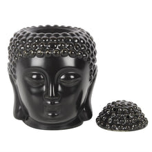 Load image into Gallery viewer, Black Buddha Head Oil Burner
