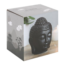 Load image into Gallery viewer, Black Buddha Head Oil Burner
