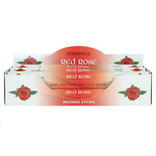 Load image into Gallery viewer, Set of 6 Packets of Elements Red Rose Incense Sticks
