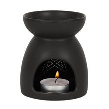 Load image into Gallery viewer, Black Pentagram Cut Out Oil Burner
