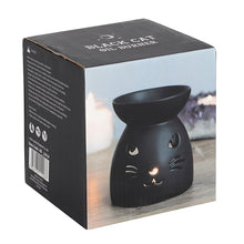 Load image into Gallery viewer, Black Cat Cut Out Oil Burner and Wax Warmer
