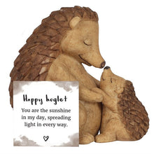 Load image into Gallery viewer, Happy Hoglet Mother and Baby Hedgehog Ornament
