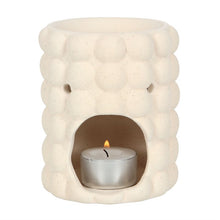 Load image into Gallery viewer, Cream Speckle Bubble Oil Burner
