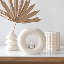 Load image into Gallery viewer, Cream Speckle Bubble Oil Burner
