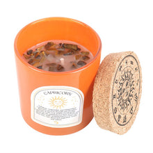 Load image into Gallery viewer, Capricorn Sandalwood &amp; Jasmine Gemstone Zodiac Candle
