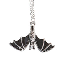 Load image into Gallery viewer, Hanging Bat Pendant Necklace
