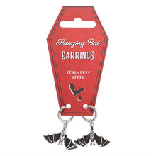 Load image into Gallery viewer, Hanging Bat Earrings
