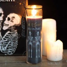 Load image into Gallery viewer, Til Death Do Us Part Amber Noir Tube Candle
