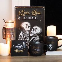 Load image into Gallery viewer, Til Death Do Us Part Amber Noir Tube Candle

