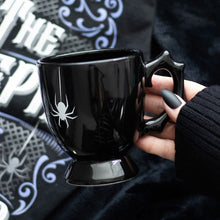 Load image into Gallery viewer, Black Spider Teacup
