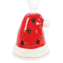 Load image into Gallery viewer, Santa Hat Incense Cone Burner and Tealight Holder

