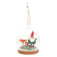 Load image into Gallery viewer, Gnome Glass Dome Hanging Decoration
