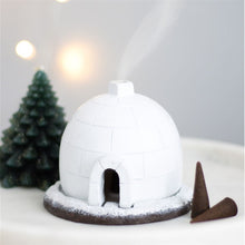 Load image into Gallery viewer, Winter Igloo Incense Cone Burner
