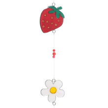 Load image into Gallery viewer, String of Daisy and Strawberry Suncatchers
