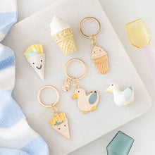 Load image into Gallery viewer, Set of 24 Seagull and Ice Cream Token Gifts in Display
