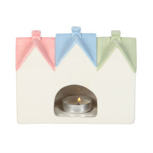 Load image into Gallery viewer, Pastel House Incense Cone Burner and Tealight Holder
