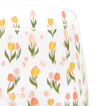 Load image into Gallery viewer, Tulip Print Stemless Glass
