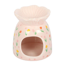 Load image into Gallery viewer, Tulip Print Oil Burner and Wax Warmer
