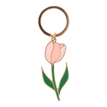 Load image into Gallery viewer, Pink Tulip Keyring
