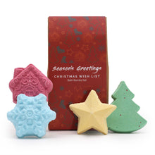 Load image into Gallery viewer, Christmas Wish List Christmas Bath Bomb Gift Pack
