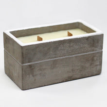 Load image into Gallery viewer, Large Concrete Candle Box - Spiced South Sea Lime
