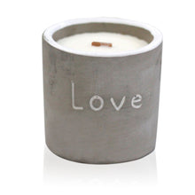 Load image into Gallery viewer, Concrete Candle - Love - Purple Fig &amp; Casis
