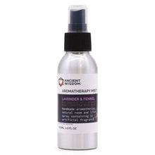 Load image into Gallery viewer, 100ml Essential Oil Mist - Lavender &amp; Fennel
