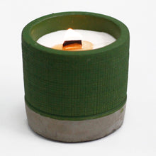 Load image into Gallery viewer, Concrete Candle - Green - Sea Moss &amp; Herbs
