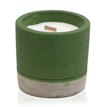 Load image into Gallery viewer, Concrete Candle - Green - Sea Moss &amp; Herbs

