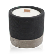 Load image into Gallery viewer, Concrete Candle - Black - Brandy Butter
