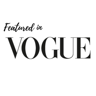 Featured in Vogue products recommended  by british Vogue