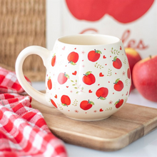 Load image into Gallery viewer, Apple Print Rounded Mug
