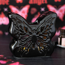 Load image into Gallery viewer, Black Cut-Out Butterfly Oil Burner
