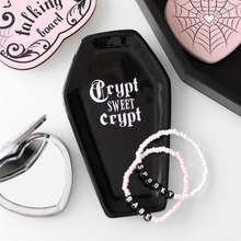 Load image into Gallery viewer, Crypt Sweet Crypt Coffin Trinket Tray
