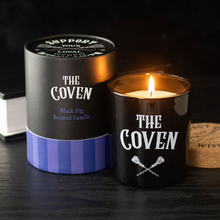 Load image into Gallery viewer, *The Coven Black Fig Scented Glass Candle with Cork Lid (12/24)
